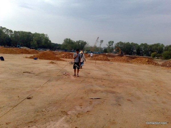 Marking and Measuring the BMX track