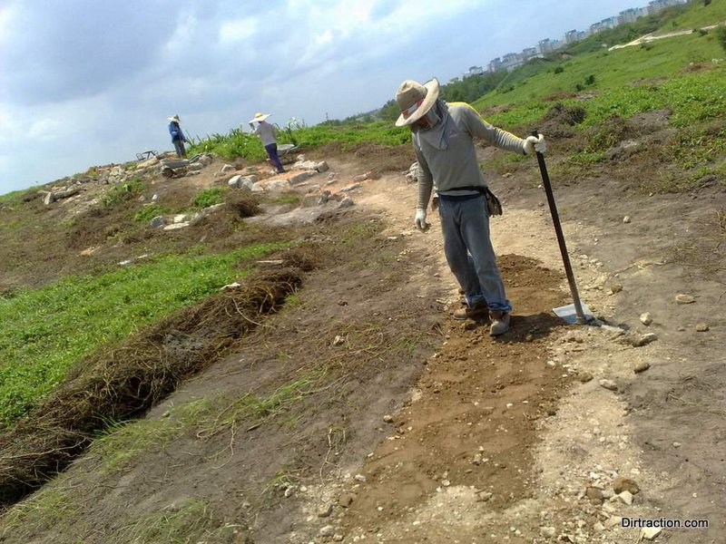 fitting the details in, wet soil vs dry stuff