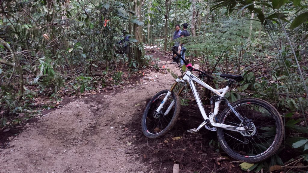 MountainBikingTrail Singapore BukitTimah PakuWaku Construction